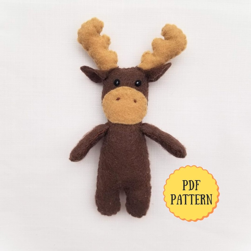 Craft christmas moose felt