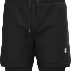 KOMBAT USA 2-in-1 Running Shorts – Quick Dry Fit Workout Shorts, Gym Athletic Shorts, Lightweight Gym Yoga Training Shorts