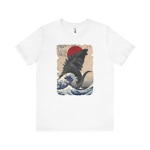 Unisex Jersey Short Sleeve Tee Vintage Godzilla
