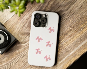 Slim Phone Cases Pink Balloon Dog