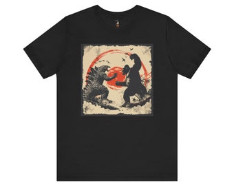 Unisex Jersey Short Sleeve Tee Godzilla vs Kong