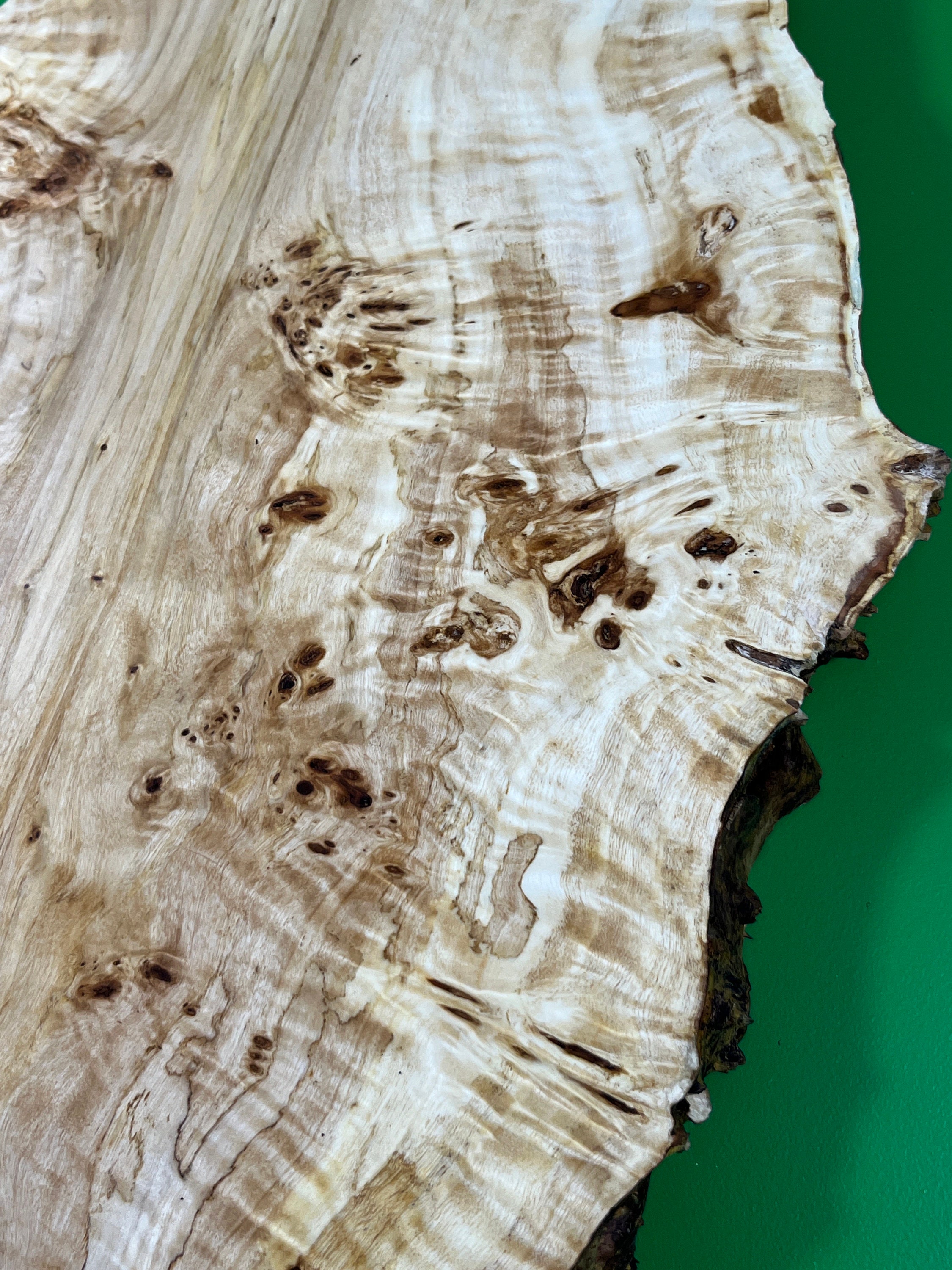 live edge burl round