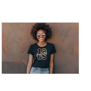 Bold Juneteenth 1865 Tee
