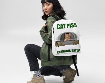 TRUTH NO BOOF©  Cat Piss Cannabis Backpack