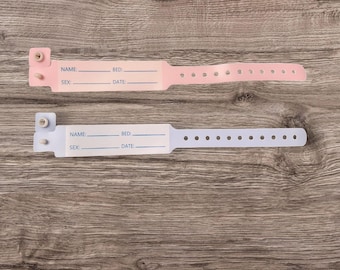 Bracelet d'hôpital pour poupée bébé Reborn, rose ou bleu pour nouveau-né garçon ou fille