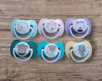 Mannequin magnétique Reborn baby doll, tétine, sucette ours design Reborns dolls