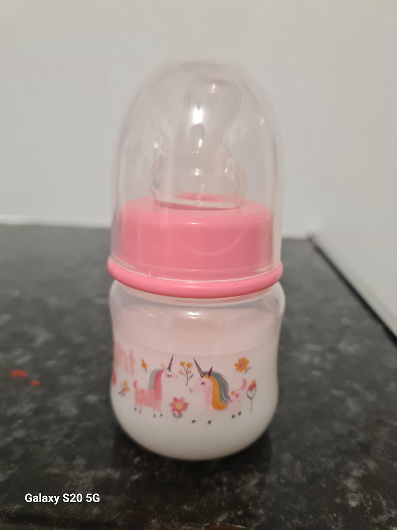 Reborn Doll fausse formule biberon 60 ml Jeu de rôle Accessoires de lait pour bébé Poupées reborns image 6
