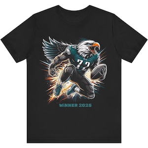 Philadelphia Eagles Football Team -  Swoop is a Winner! - Graphic Sport Eagles Fan Black T-Shirt -Birtday Gift - Unofficial Funny Design