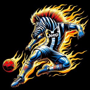 High Quality PNG JPG - Italian Football Club Graphic Art Juventus - Torino Soccer Club - Sport Digital Download - Unofficial Funny Design