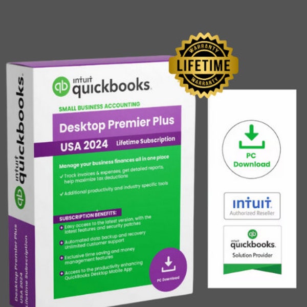 Quickbooks Desktop Premier Plus 2024 - Latest Full Version