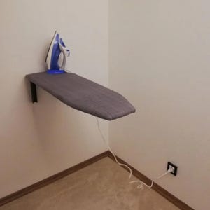 Wall Mounted Folding Ironing Board, Murphy Ironing Board, Hidden Ironing Board, Ironing Board for Small Spaces, Laundry Room Ironing Board