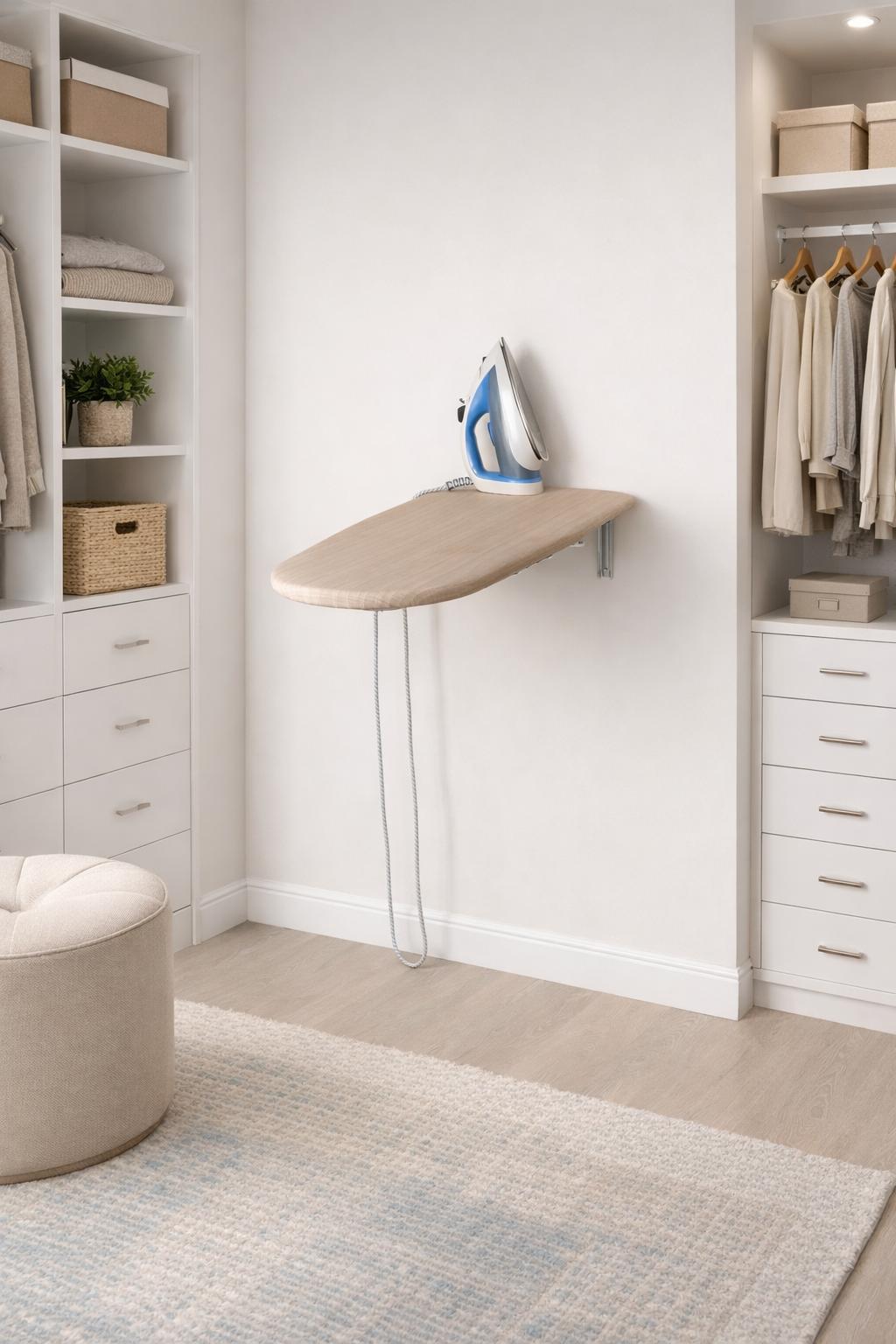 Wall Mounted Folding Ironing Board, Murphy Ironing Board, Hidden ...