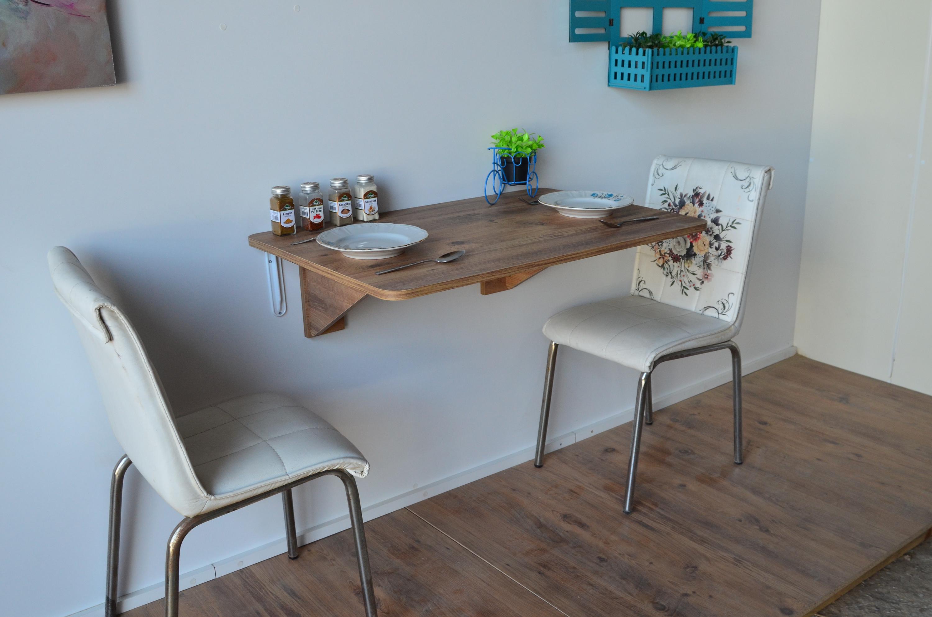 Full Size Dining Table Wall Mounted Multifunctional Folding Dining