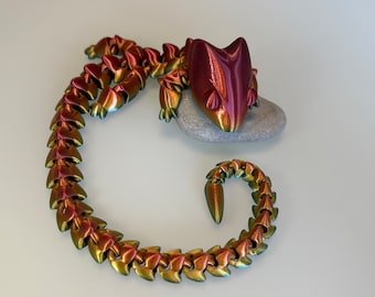 Large 3D Printed Dragon 21"