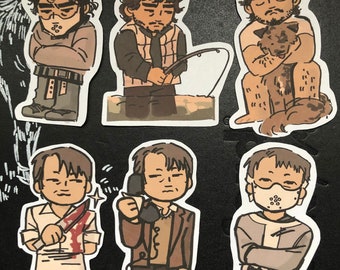 Hannibal and Will stickers