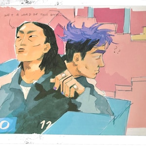 A5 Squigame Thanos and Namgyu print