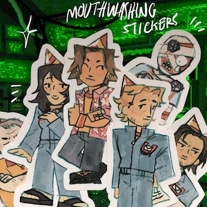 Mouthwashing Game Tulpar Crew Stickers - Etsy