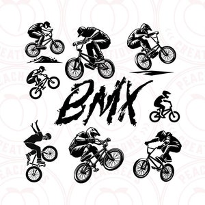 BMX SVG, BMX Bundle svg, bmx bike svg, Bmx Clipart, archivos Bmx para Cricut, Bike Svg, BMx Clipart, Bmx Silhouette, Bike Clipart, Bike Bundle