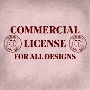 Commercial License for ALL Designs no expiration date