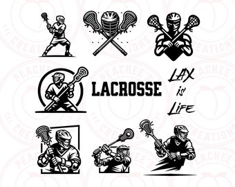 SVG de lacrosse, SVG de paquete de lacrosse, SVG de LAX, SVG de Stickwork, SVG de jugador de lacrosse