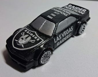 Custom Hot Wheels: Las Vegas Raiders!