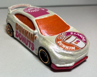 Custom Hot Wheels: Dunkin' Donuts!