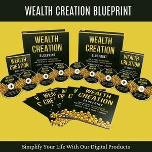 Money Mindset Ebook, Wealth Creation Blueprint Ebook, Financial Freedom Coach, Business Ideas How to Invest, Digital Download
