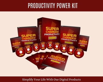Life Coaching Productivity Ebook, Super Charged Productivity Guide, Productivity and Time Management Done For You Ebook