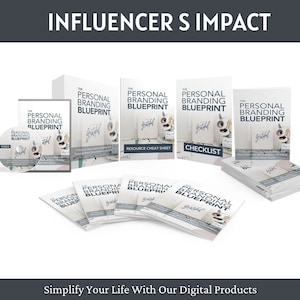 Branding Kit, Boost Your Personal Brand, Digital Marketing Guide for Personal Branding, Ultimate Branding Guidelines, Digital Download