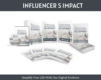 Branding Kit, Boost Your Personal Brand, Digital Marketing Guide for Personal Branding, Ultimate Branding Guidelines, Digital Download