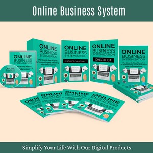 Online Business Systemization Digital Course, Task Management eBook PDF, Lead Generation, Digital Marketing Strategy