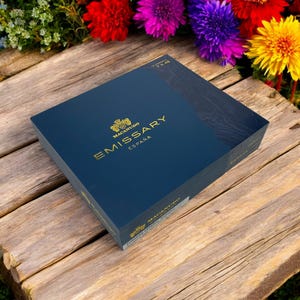 Macanudo Emissary Churchill Empty Wooden Cigar Box 9.25x8x2