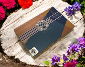 Avo Syncro Robusto Empty Wooden Cigar Box 8.5x5.75x1.5