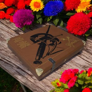 Montecristo Espada Quillon Empty Wooden Cigar Box 9.75x8.25x1.75