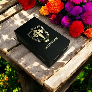 All Saints Cigars Saint Francis Churchill Empty Wooden Cigar Box 5x8x3