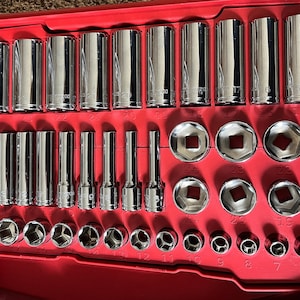 Custom STL File: Milwaukee Packout Low-Profile Organizer for Tekton 3/8 Metric Deep and Shallow Sockets