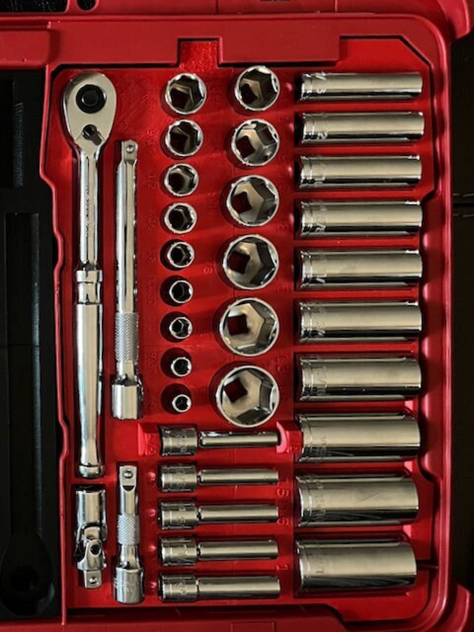 Milwaukee Packout Low-profile Socket Organizer STL – Tekton 3/8″ SAE W ...