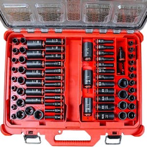 Milwaukee Impact Socket Organizer for Packout Low Profile, 3/8" Drive No-Skip