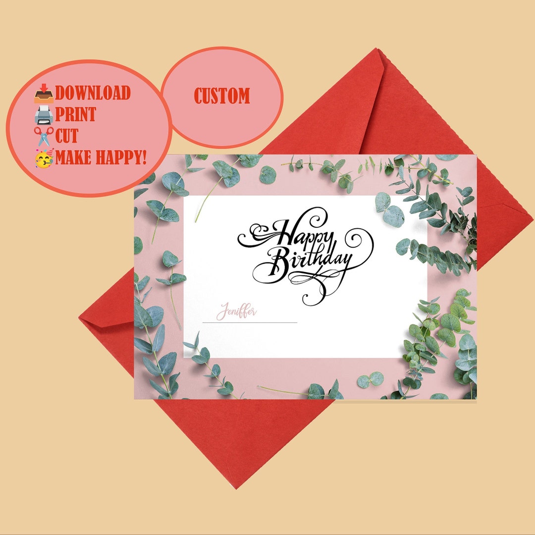 Digital Birthday Card, Printable Well Done Card, Greetings Card, Graduation Card, Exam Card, New ...