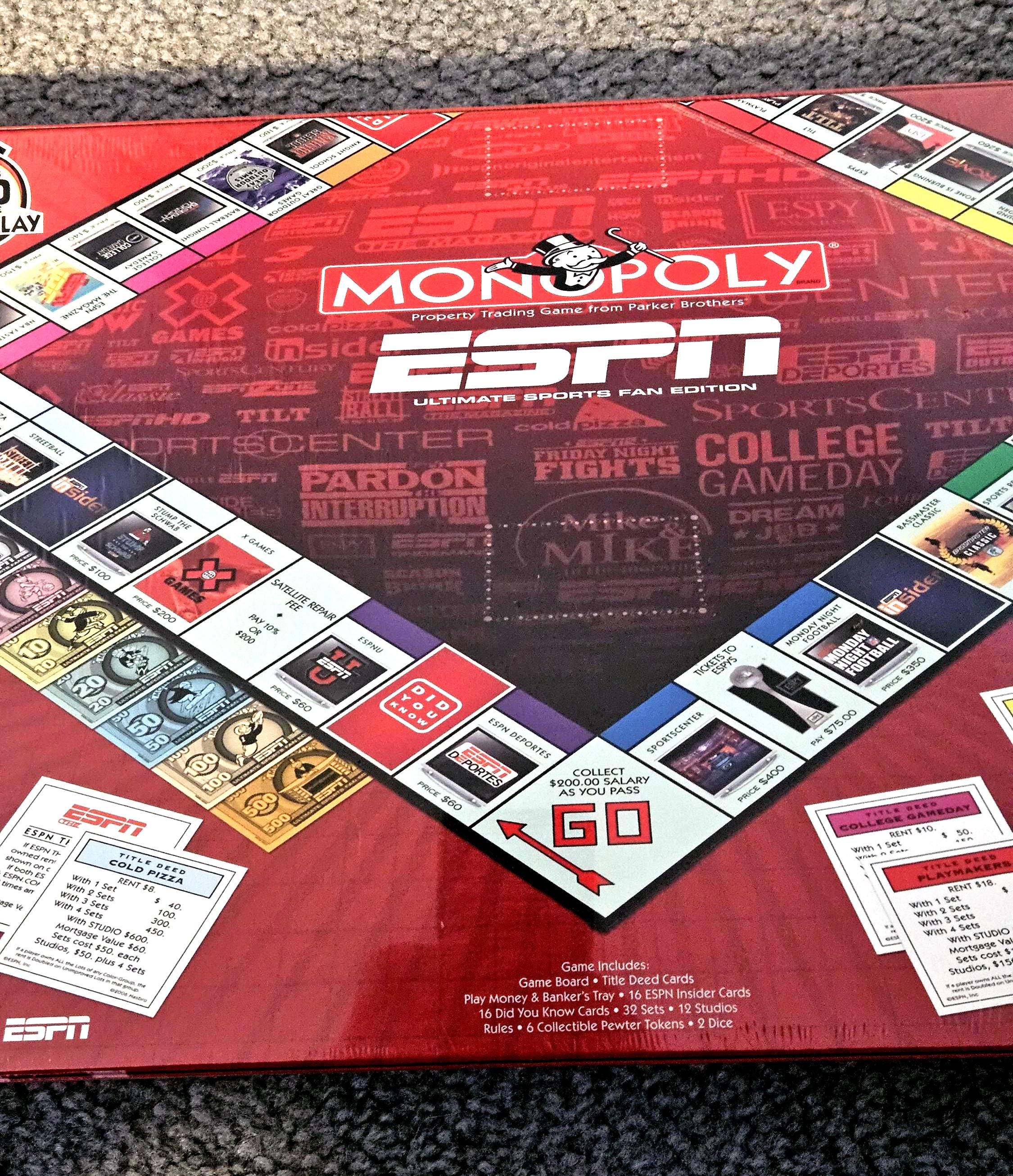 ESPN Monopoly Ultimate Sports Fan Edition: Usaopoly Board Game