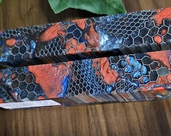 Aluminium Honeycomb Pen Blanks: Rote und Blaue Resin