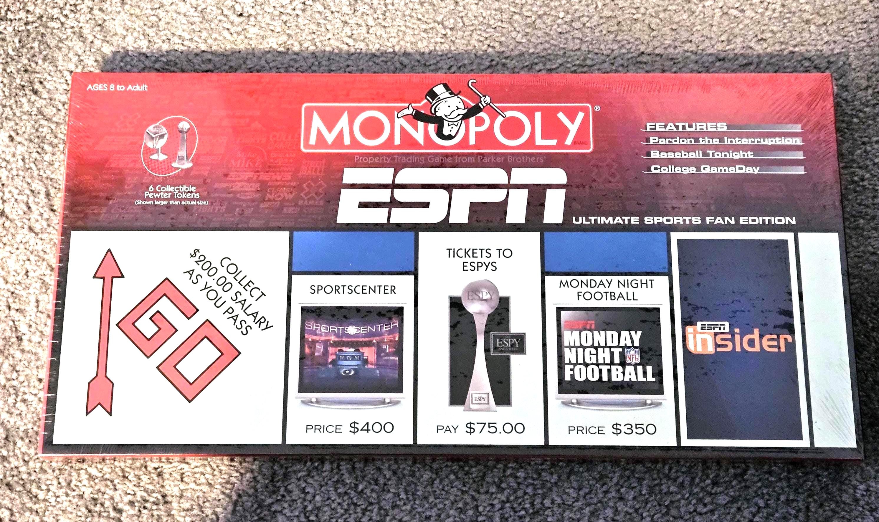 ESPN Monopoly Ultimate Sports Fan Edition: Usaopoly Board Game