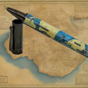Stylo inspiré du Massachusetts Coastal Vineyard Haven avec capuchon zen magnétique et kit bronze