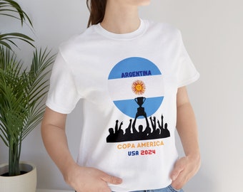 ARGENTINIEN, Fußball, Land, Fanclub, Football, Turnier, Copa America 2024, Sport Eltern, Fußball-Shirt Männer & Frauen T-Shirt