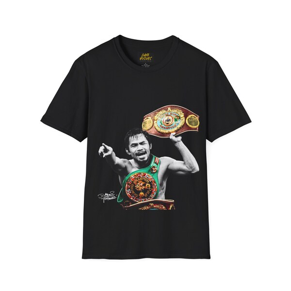 Manny Pacquiao Pacman Goat Boxing Vintage Style Graphic Design T-Shirt