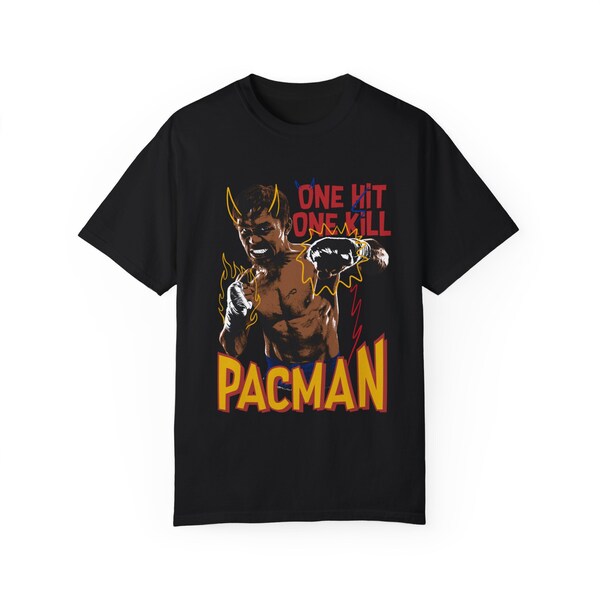 Vintage 90s Graphic Style Manny Pacquiao T-Shirt - Manny Pacquiao Pacman Hoodie - Retro American Boxer Tee For Man and Woman Unisex T-Shirt