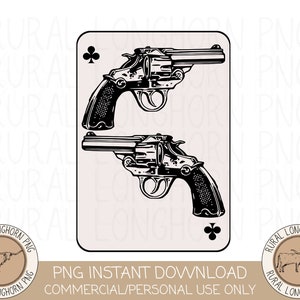 Cowboy jouer aux cartes Png, Western Digital Download, Cowboy Poker Cards Digital Download
