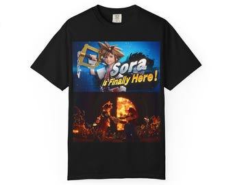 Camiseta "Sora finalmente está aquí" / Camiseta crossover de videojuegos