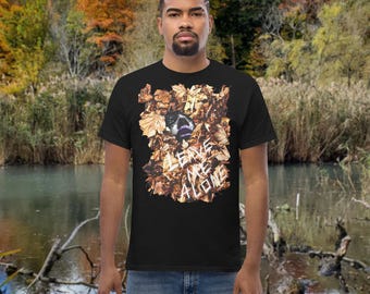 Camiseta clásica unisex "Déjame en paz" para introvertidos
