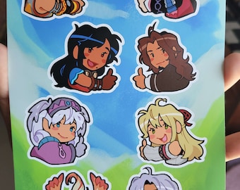xeno "thumbs up!" sticker sheet
